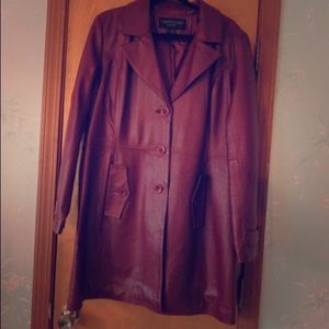 Women’s Leather Coat New with tags